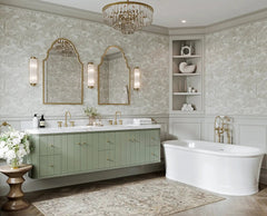 Houston Floating 84 in. W x 22 in. D Double Sink Bathroom Vanity - photo 2
