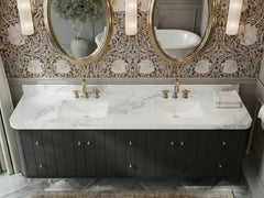Houston Floating 84 in. W x 22 in. D Double Sink Bathroom Vanity - photo 11