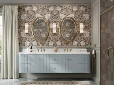 Houston Floating 84 in. W x 22 in. D Double Sink Bathroom Vanity - Willow Bath and Vanity