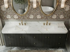 Houston Floating 84 in. W x 22 in. D Double Sink Bathroom Vanity - photo 10