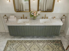 Houston Floating 84 in. W x 22 in. D Double Sink Bathroom Vanity - photo 17