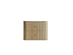 Houston White Oak 30 in. W x 22 in. D Floating Single Sink Bathroom Vanity with Curved Edge Design - photo 17