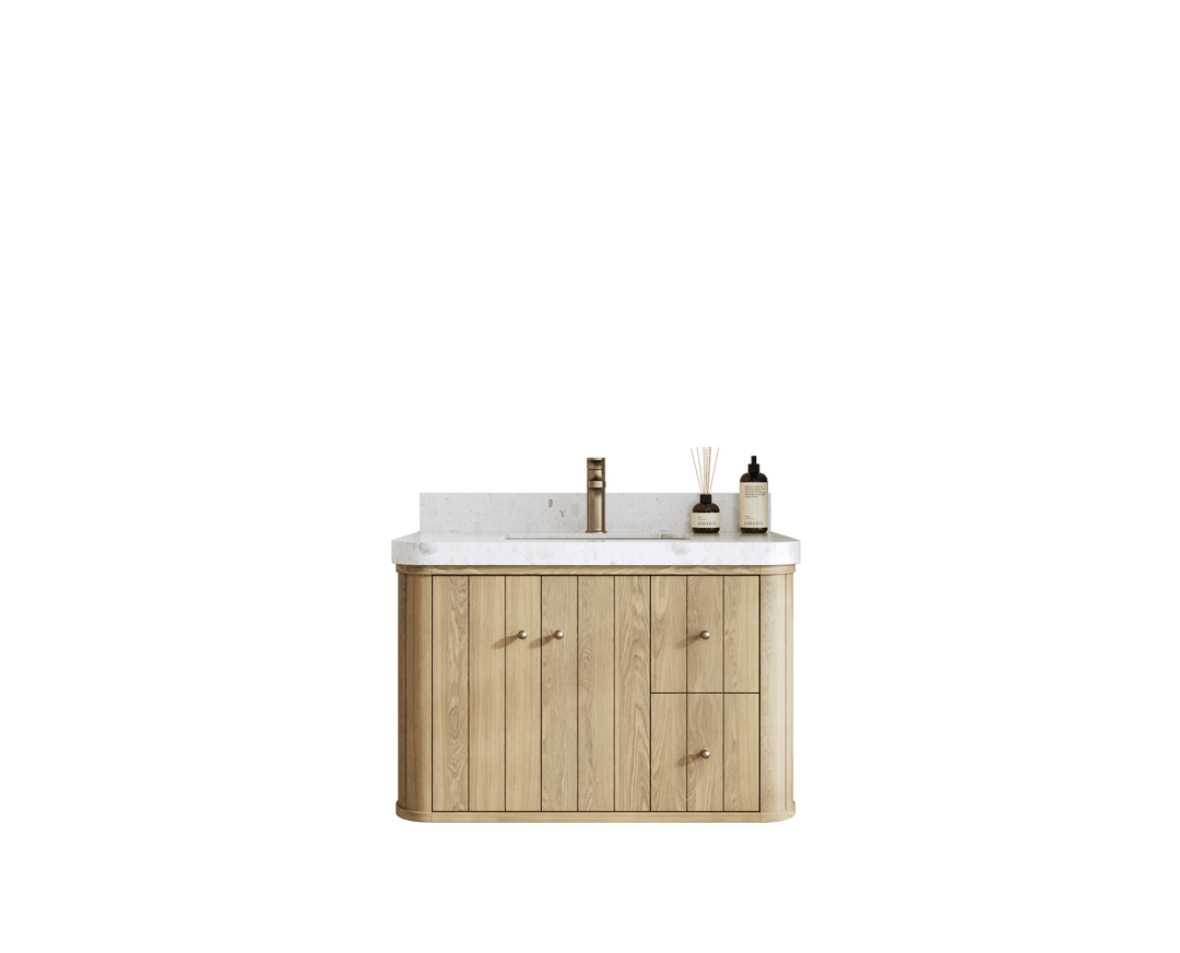 Bathroom Vanities - Single Sink - Bathroom Vanity size 30 - 39 IN - Oak Wood - photo 16