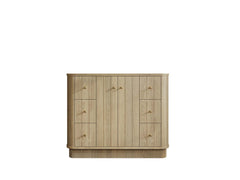 Houston White Oak 42 in. W x 22 in. D Free Standing Curved Edge Single Sink Bathroom Vanity - photo 6