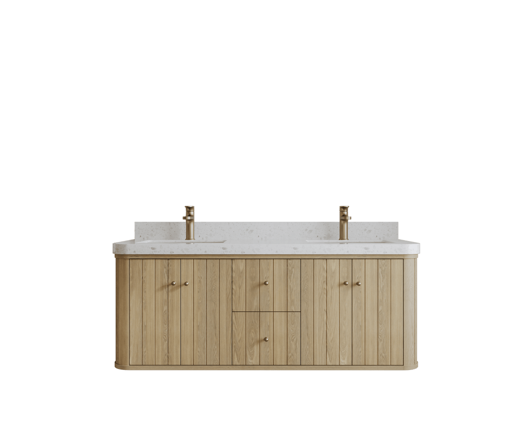 Bathroom Vanities - Double Sink - Bathroom Vanity size 80 IN and up - Oak Wood - photo 10