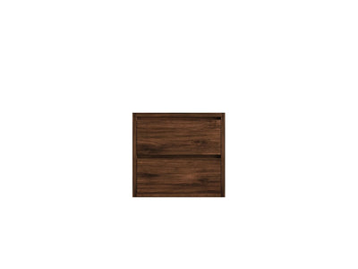 Madison Floating Teak 24 in. W x 22 in. D Single Sink Bathroom Vanity - Willow Bath and Vanity
