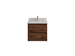 Madison Floating Teak 24 in. W x 22 in. D Single Sink Bathroom Vanity - photo 47