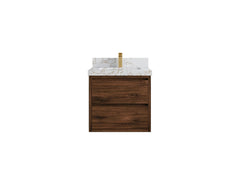Madison Floating Teak 24 in. W x 22 in. D Single Sink Bathroom Vanity - photo 43