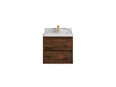 Madison Floating Teak 24 in. W x 22 in. D Single Sink Bathroom Vanity - photo 19