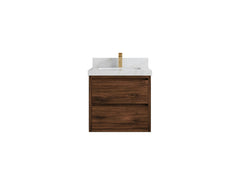Madison Floating Teak 24 in. W x 22 in. D Single Sink Bathroom Vanity - photo 27