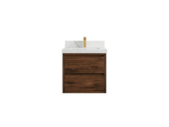 Madison Floating Teak 24 in. W x 22 in. D Single Sink Bathroom Vanity - photo 21