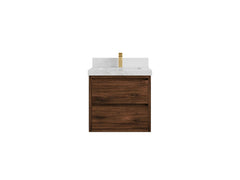 Madison Floating Teak 24 in. W x 22 in. D Single Sink Bathroom Vanity - photo 23