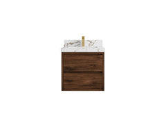 Madison Floating Teak 24 in. W x 22 in. D Single Sink Bathroom Vanity - photo 41