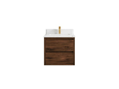 Madison Floating Teak 24 in. W x 22 in. D Single Sink Bathroom Vanity - photo 31