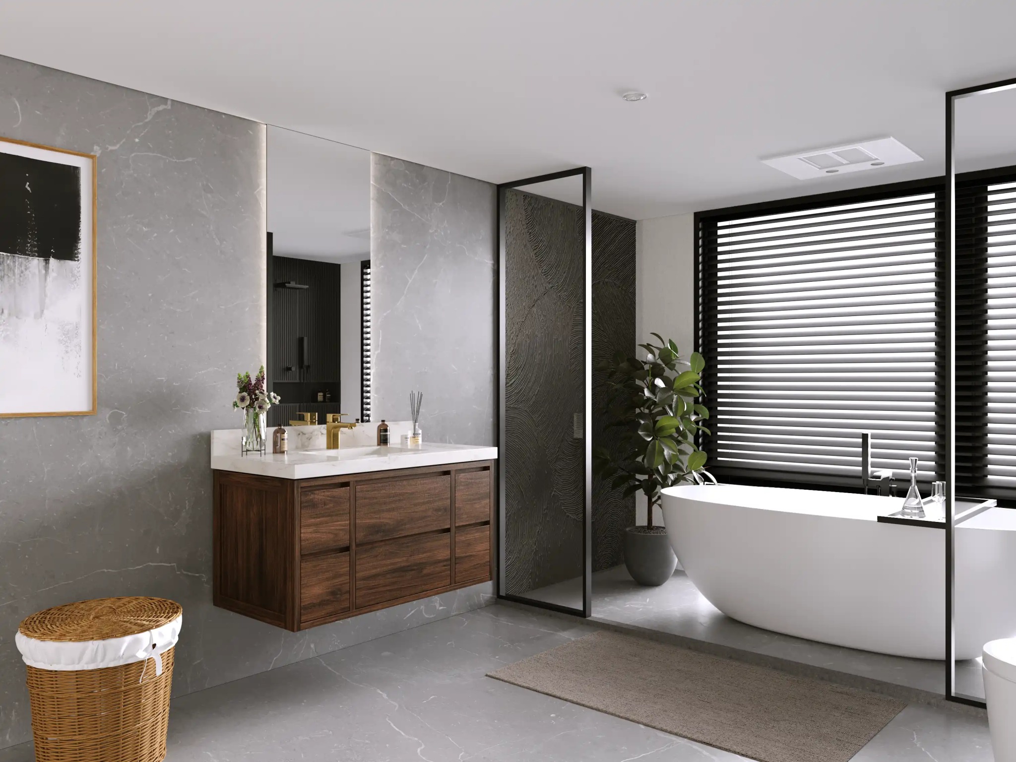 Madison Floating Teak 42 in. W x 22 in. D Single Sink Bathroom Vanity - Willow Bath and Vanity