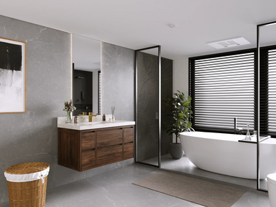Madison Floating Teak 42 in. W x 22 in. D Single Sink Bathroom Vanity - Willow Bath and Vanity