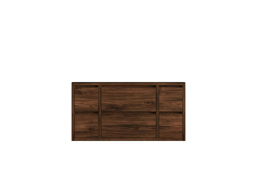 Madison Floating Teak 42 in. W x 22 in. D Single Sink Bathroom Vanity - Willow Bath and Vanity