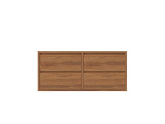 Madison Floating Teak 48 in. W x 22 in. D Double Sink Bathroom Vanity - photo 6