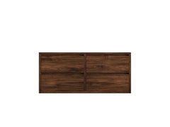 Madison Floating Teak 48 in. W x 22 in. D Double Sink Bathroom Vanity - photo 6