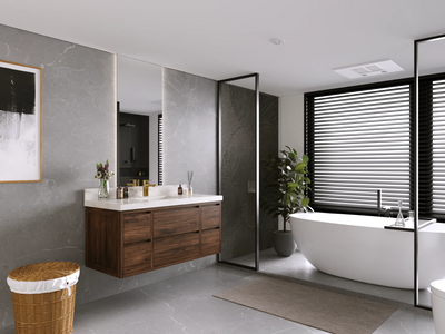 Madison Floating Teak 48 in. W x 22 in. D Single Sink Bathroom Vanity - Willow Bath and Vanity