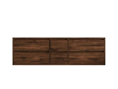 Madison Floating Teak 72 in. W x 22 in. D Double Sink Bathroom Vanity - photo 20