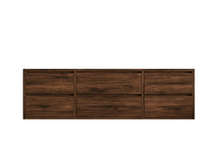 Madison Floating Teak 72 in. W x 22 in. D Single Sink Bathroom Vanity - photo 7