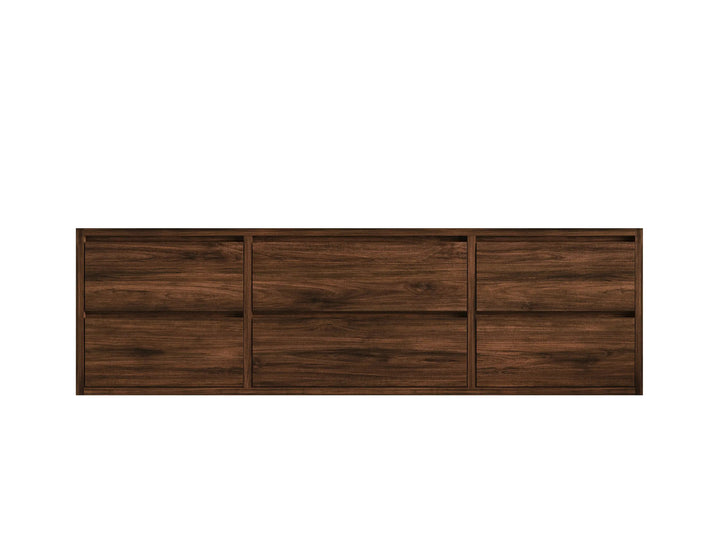 Madison Floating Teak 72 in. W x 22 in. D Single Sink Bathroom Vanity - photo 7