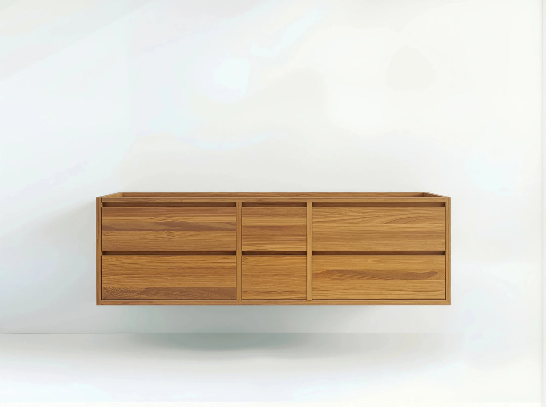 Madison Floating Teak 72 in. W x 22 in. D Single Sink Bathroom Vanity | 
              
                Light Natural Teak
                
                  
             - MDS-FLT-TK-CAB-LNT-71S - photo №17