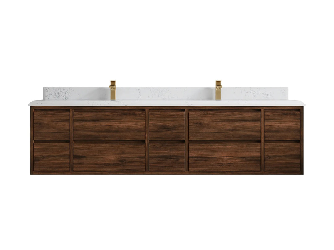 Madison Floating Teak 84 in. W x 22 in. D Double Sink Bathroom Vanity | 
              
                Dark Walnut Finish Teak
                
                  
             - MDS_TK_FLT_WLN_CA_PZ_84 - photo №31