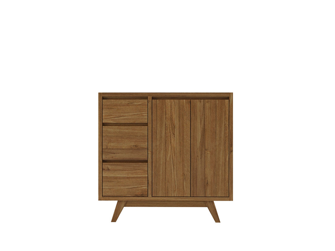 Madison Teak Wood 36" W x 22" D Center Sink Vanity – Perfect for a Modern Bathroom - Willow Bath and Vanity