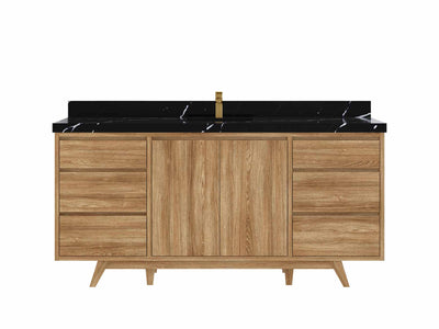 Madison Teak Wood 72 in. W x 22 in. D Single Sink Bathroom Vanity - Willow Bath and Vanity