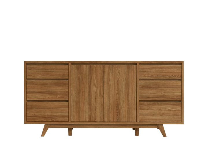 Madison Teak Wood 72 in. W x 22 in. D Single Sink Bathroom Vanity - photo 6
