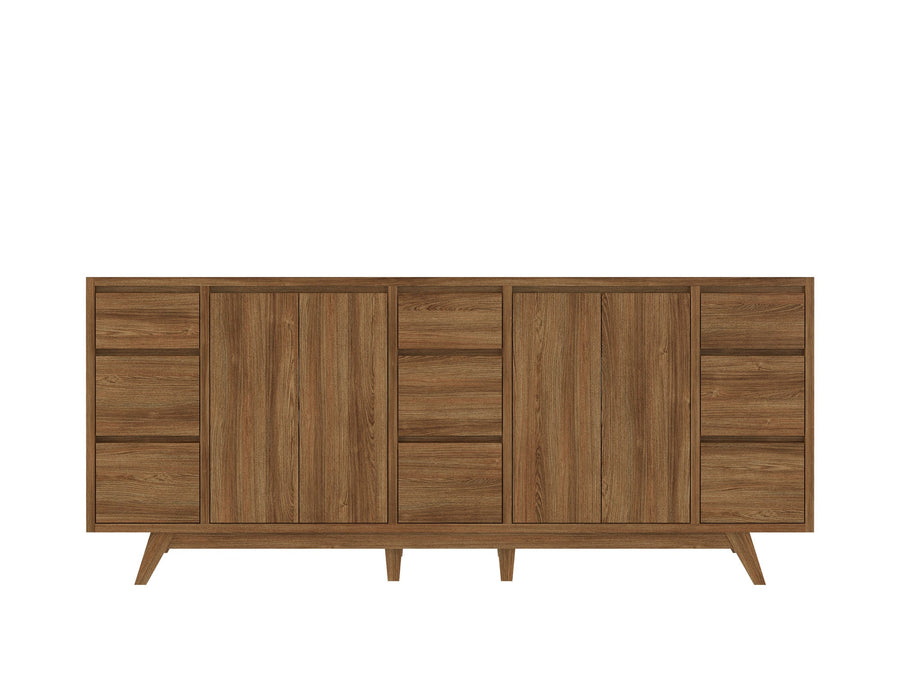 Madison Teak Wood 80 in. W x 22 in. D Double Sink Vanity Cabinet