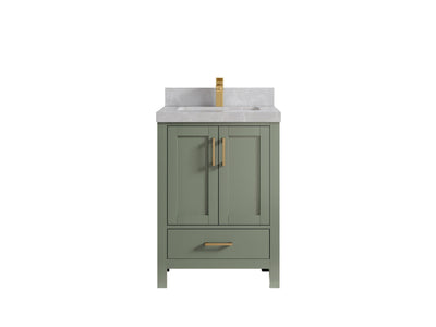 Malibu 24 in. W x 22 in. D Single Sink Bathroom Vanity - Willow Bath and Vanity
