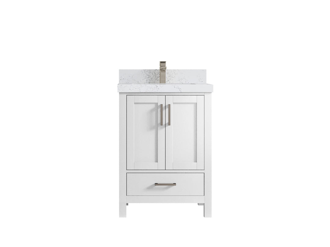 Malibu 24 in. W x 22 in. D Single Sink Bathroom Vanity - Willow Bath and Vanity