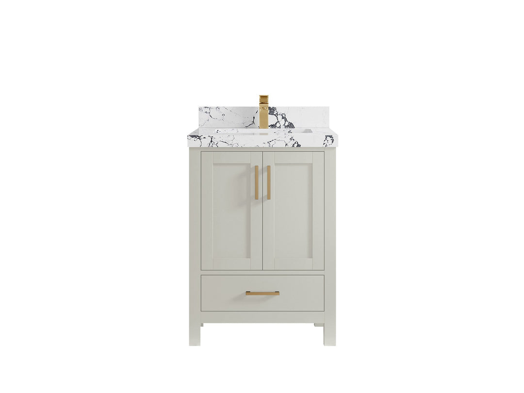 Malibu 24 in. W x 22 in. D Single Sink Bathroom Vanity - Willow Bath and Vanity