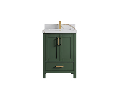 Malibu 24 in. W x 22 in. D Single Sink Bathroom Vanity - Willow Bath and Vanity