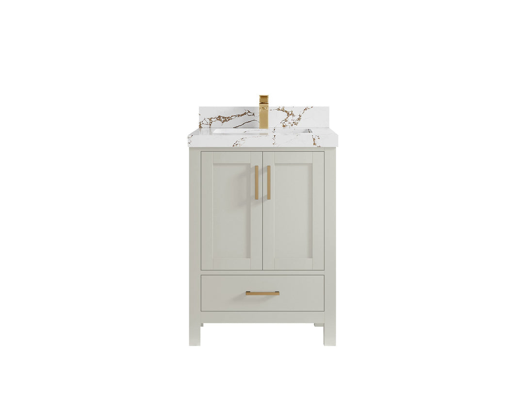 Malibu 24 in. W x 22 in. D Single Sink Bathroom Vanity - Willow Bath and Vanity