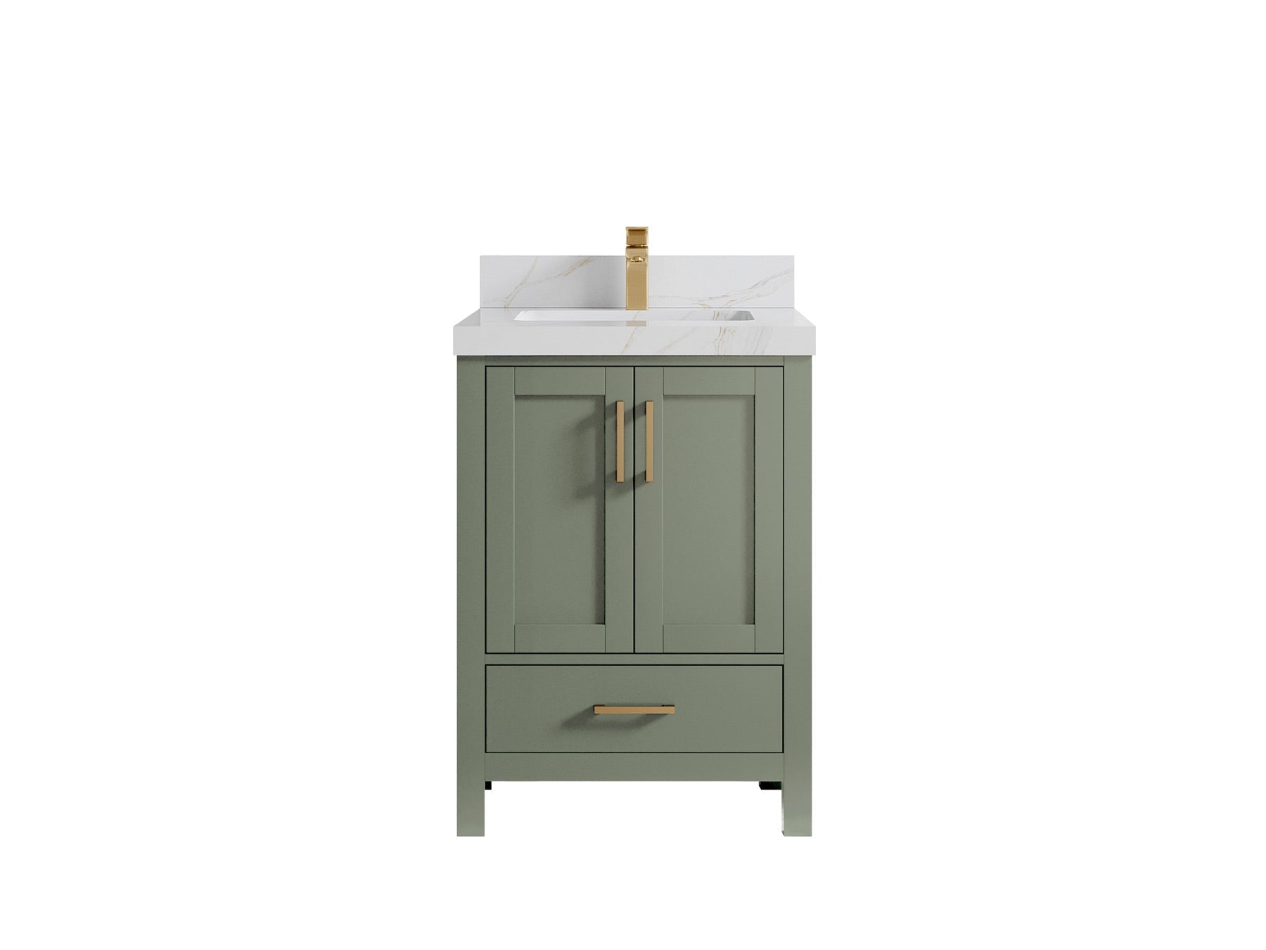 Malibu 24 in. W x 22 in. D Single Sink Bathroom Vanity - Willow Bath and Vanity