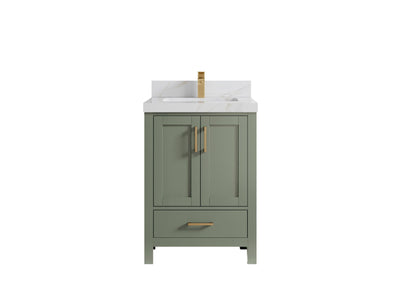 Malibu 24 in. W x 22 in. D Single Sink Bathroom Vanity - Willow Bath and Vanity