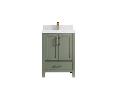 Malibu 24 in. W x 22 in. D Single Sink Bathroom Vanity - Willow Bath and Vanity