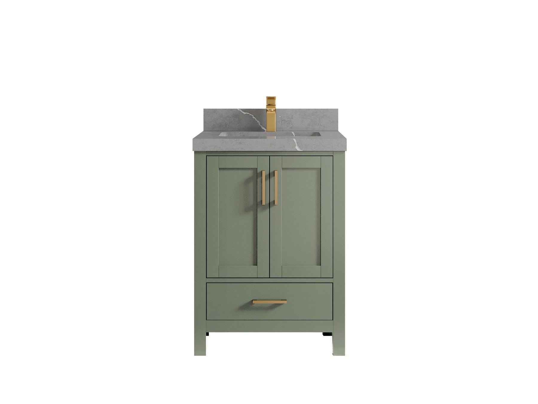 Malibu 24 in. W x 22 in. D Single Sink Bathroom Vanity - Willow Bath and Vanity