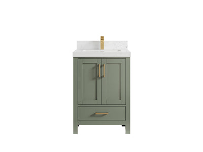 Malibu 24 in. W x 22 in. D Single Sink Bathroom Vanity - Willow Bath and Vanity