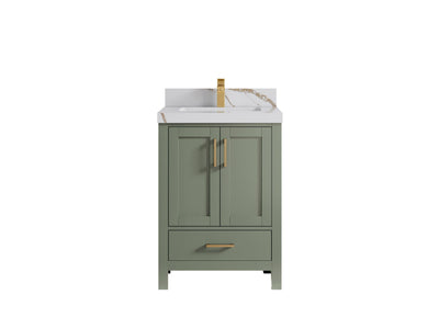Malibu 24 in. W x 22 in. D Single Sink Bathroom Vanity - Willow Bath and Vanity