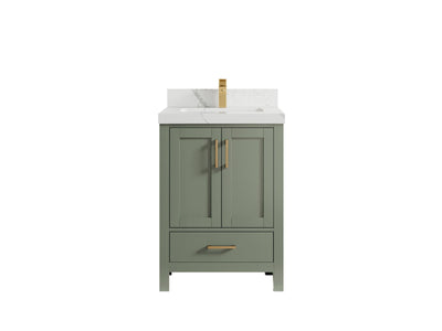 Malibu 24 in. W x 22 in. D Single Sink Bathroom Vanity - Willow Bath and Vanity
