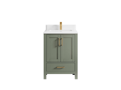Malibu 24 in. W x 22 in. D Single Sink Bathroom Vanity - Willow Bath and Vanity