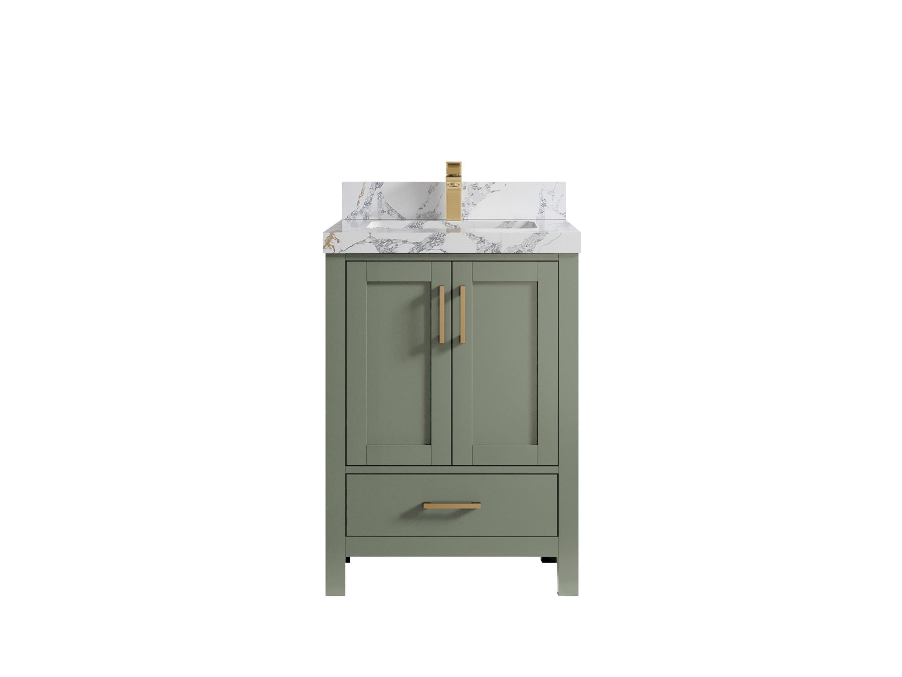 Malibu 24 in. W x 22 in. D Single Sink Bathroom Vanity - Willow Bath and Vanity