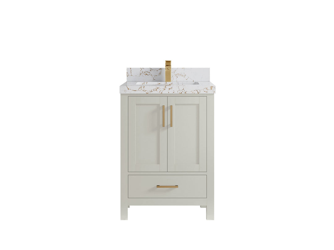 Malibu 24 in. W x 22 in. D Single Sink Bathroom Vanity - Willow Bath and Vanity