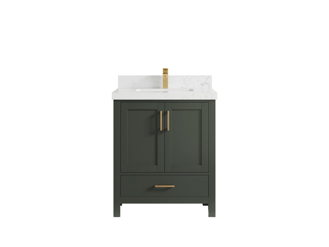 Malibu 30 in. W x 22 in. D Single Sink Bathroom Vanity | 
              
                Pewter Green
                
                  
             - MLB_PGN_FR_CAR_30 - photo №30