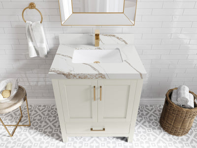 Malibu 30 in. W x 22 in. D Single Sink Bathroom Vanity - Willow Bath and Vanity